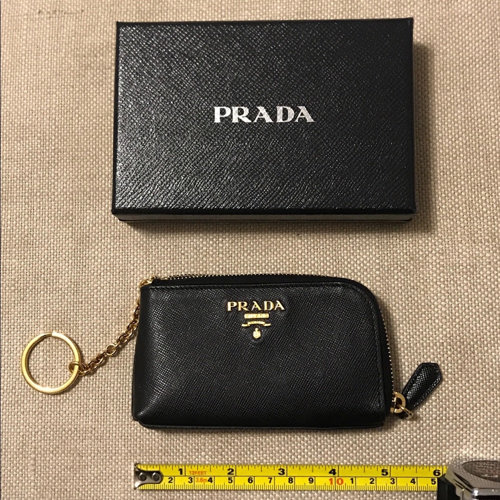 Prada keychain purse